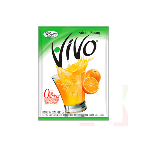 Jugo Vivo Naranja 9 Grs