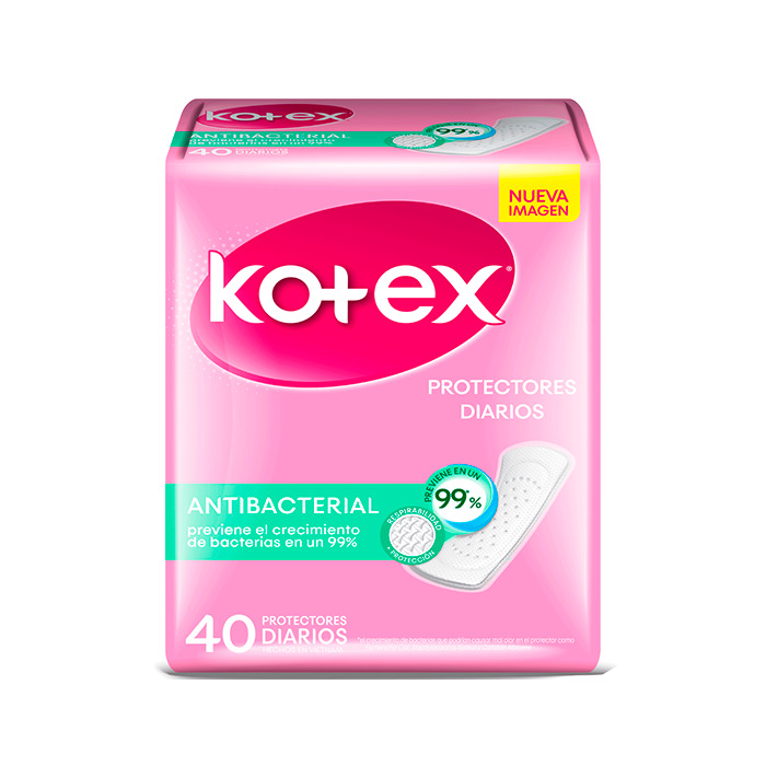 Protector Diario Kotex Normal Tela X40Ud 