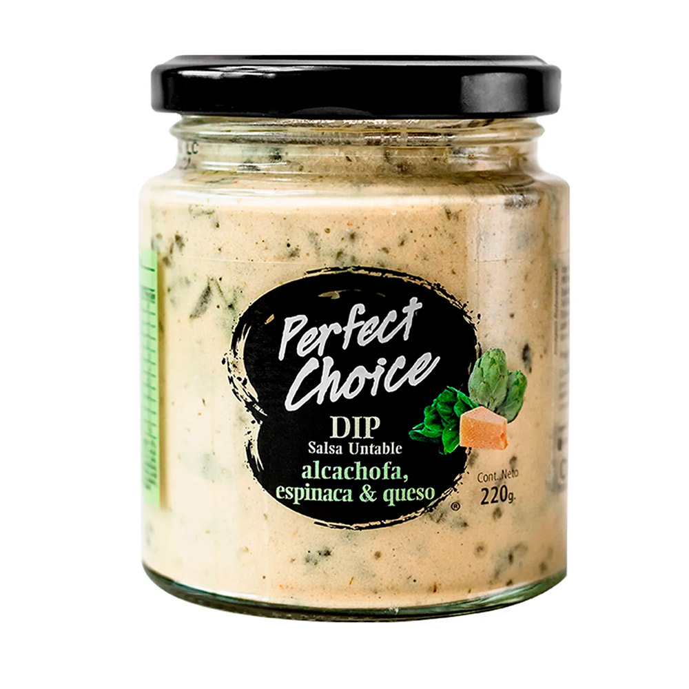 Dip Perfect Choice Alcachofa Espicana Y Queso 225 Gr