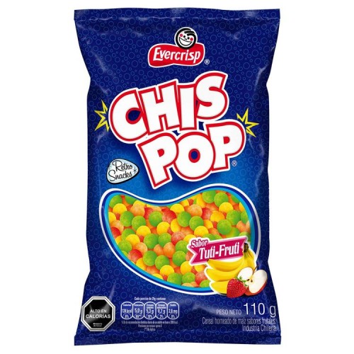 Chis Pop Tutti Fruti 110 Grs