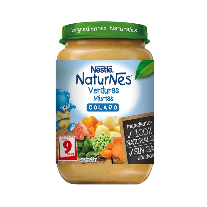 Colado Nestle Verduras Mixtas 215 Grs