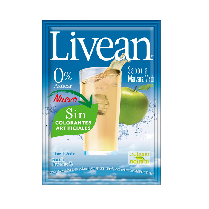 Livean Manzana Verde 9 Grs