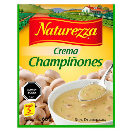 Crema Naturezza Champiñones 74 Grs.