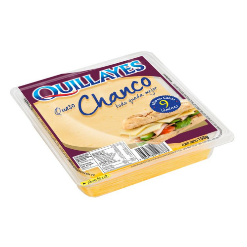 Queso Chanco Laminado Quillayes 150 Gr
