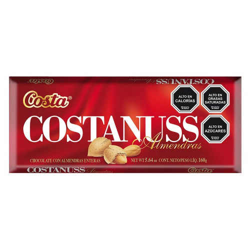 Chocolate Costa Nuss 160Grs