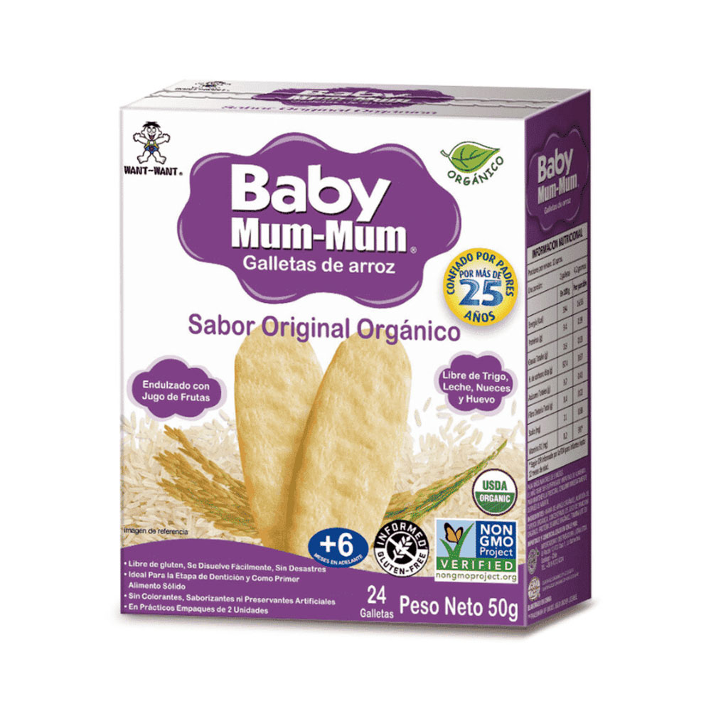 Galleta Baby Mum Mum Original 600 Gr