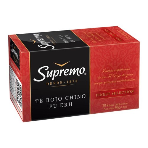 Te Supremo Rojo Chino 20 Bls