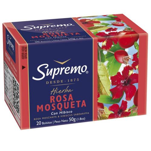 Hierbas Supremo Mosqueta Hibisco 20 Bls