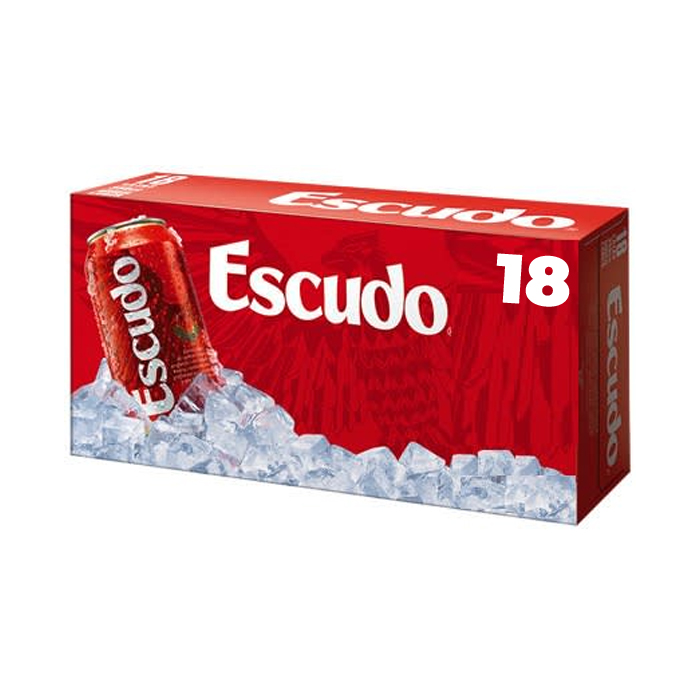 Cerveza Escudo Lata Pack 18 X 350 Cc