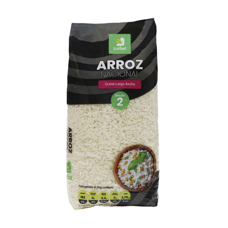 Arroz Nacional Grado 2 Trébol 1 Kilo