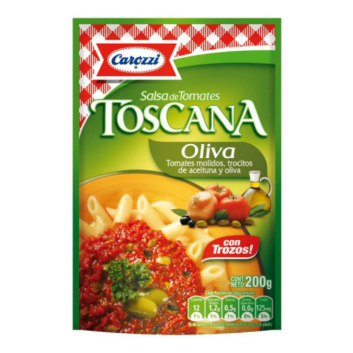 Salsa Toscana Oliva 200Gr