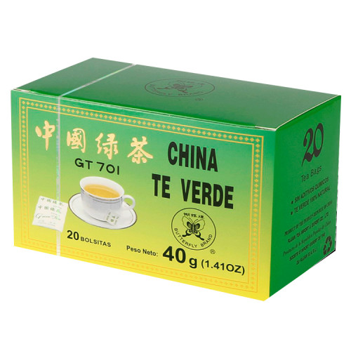 Té China Verde 20 Bolsitas
