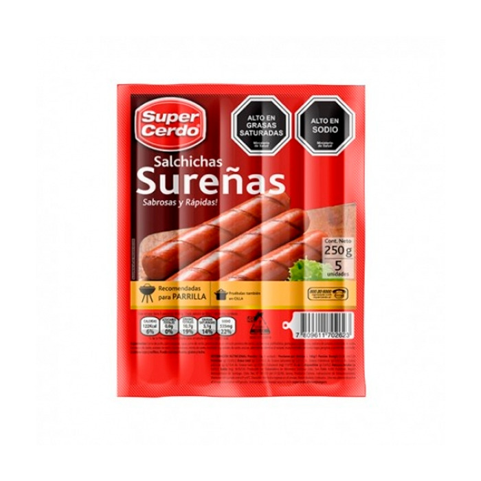 Salchicha Sureña Super 250 Gr