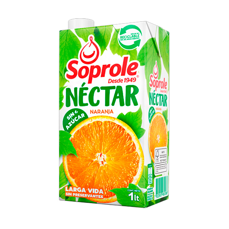Néctar Soprole Naranja 1 Litro