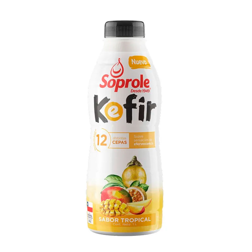 Lácteo Soprole Kefir Tropical Lt