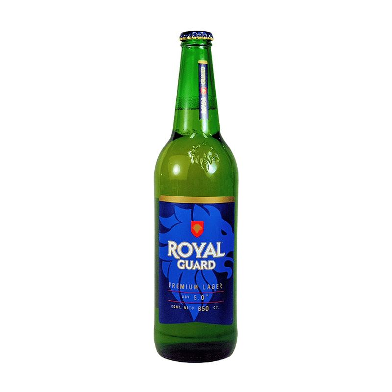 Cerveza Royal Guard Lager Botella 650 cc 