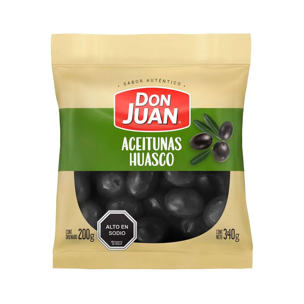 Aceituna Don Juan Huasco 340 Grs (200 Grs Drenado) 