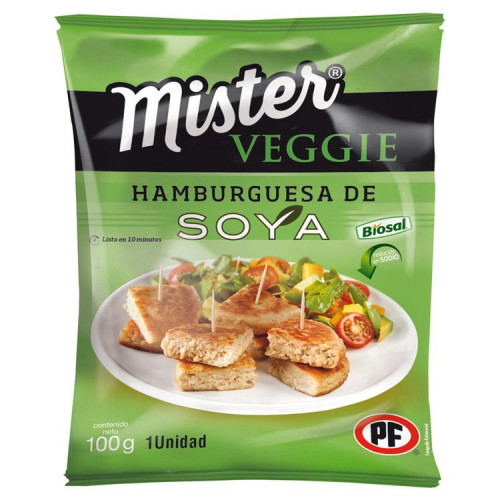 Hamburguesa Soya Mr Veggie 100 Gr