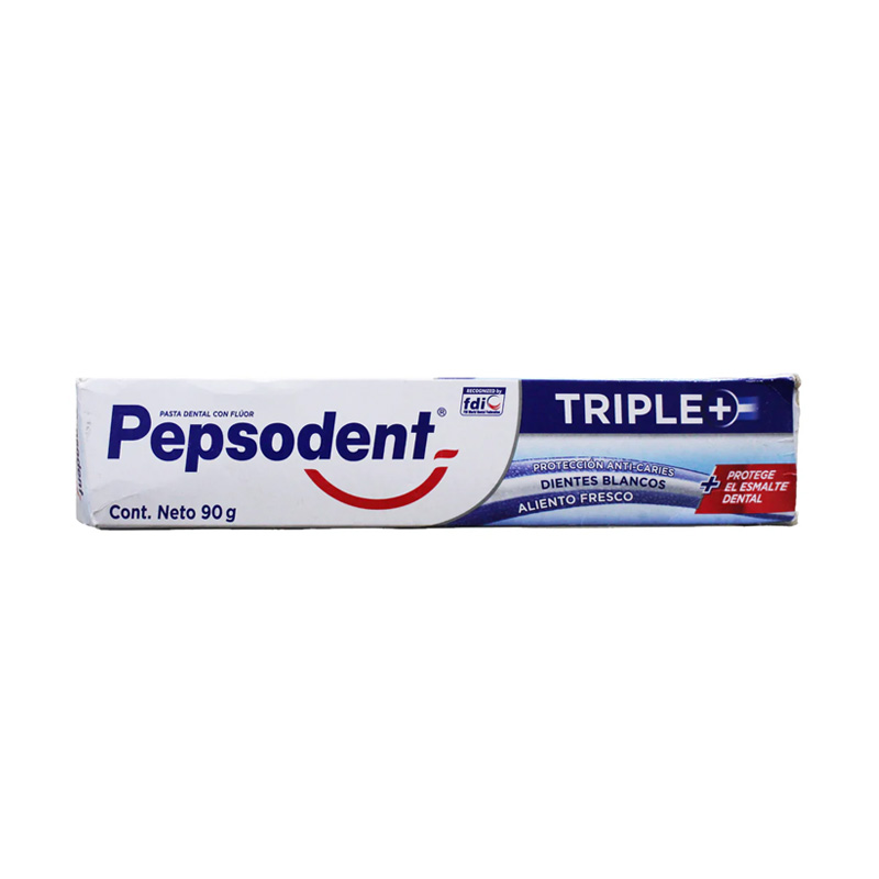 Pasta Dental Pepsodent Triple Acción 90 Grs