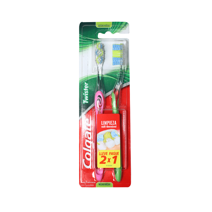 Cepillo Twister Medio 2X1