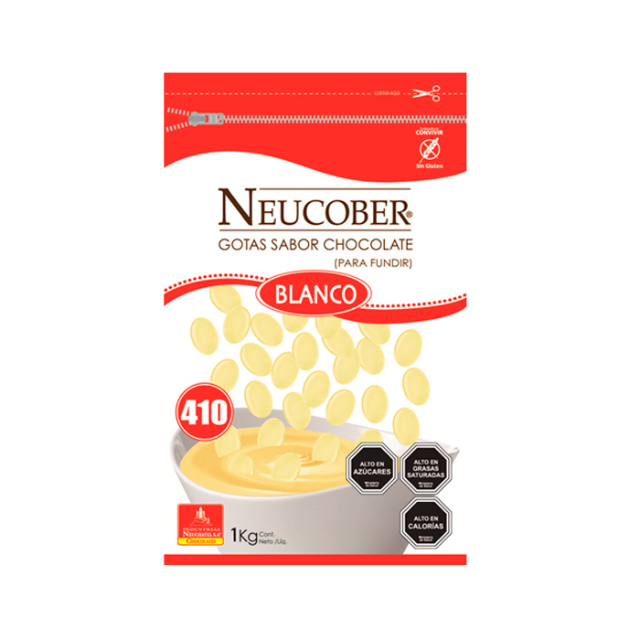 Cobertura Neucober Gotas Blanco 1 Kilo