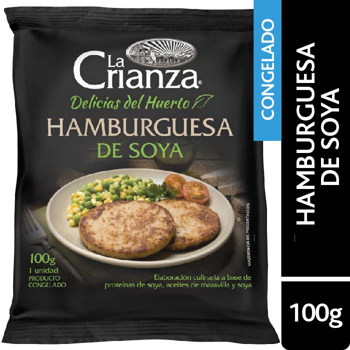 Hamburguesa De Soya 100 Gr La Crianza