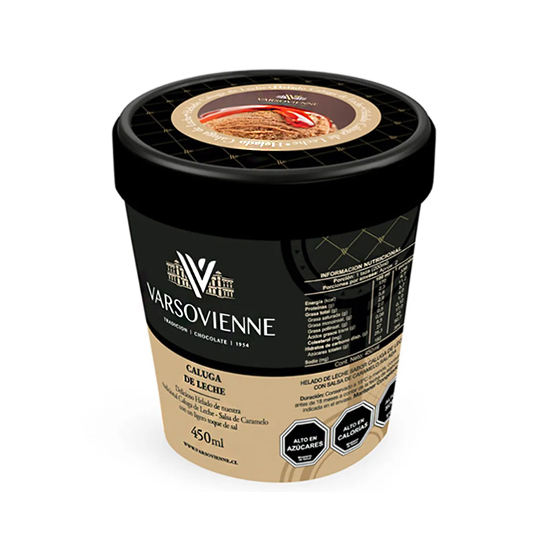 Helado Caluga De Leche Varsovienne 450 cc