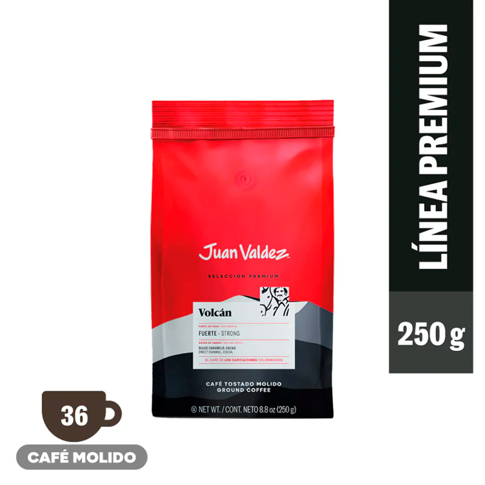 Café Juan Valdez Volcan Mol 250 Gr