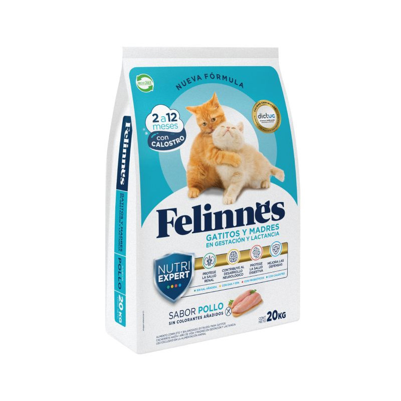 Felinnes Premium Gatitos Pollo Leche Kilo