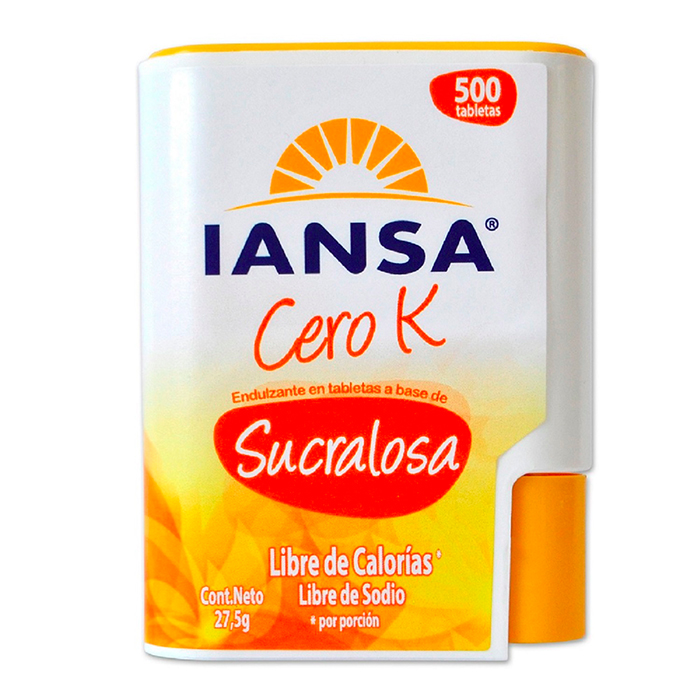 Endulzante Iansa Cero K Sucralosa 500 tabletas