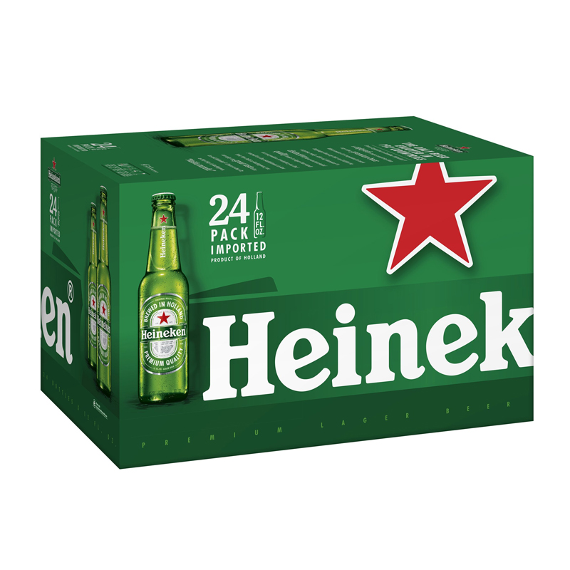 Pack 24 Cerveza Heineken Botella 330 ml