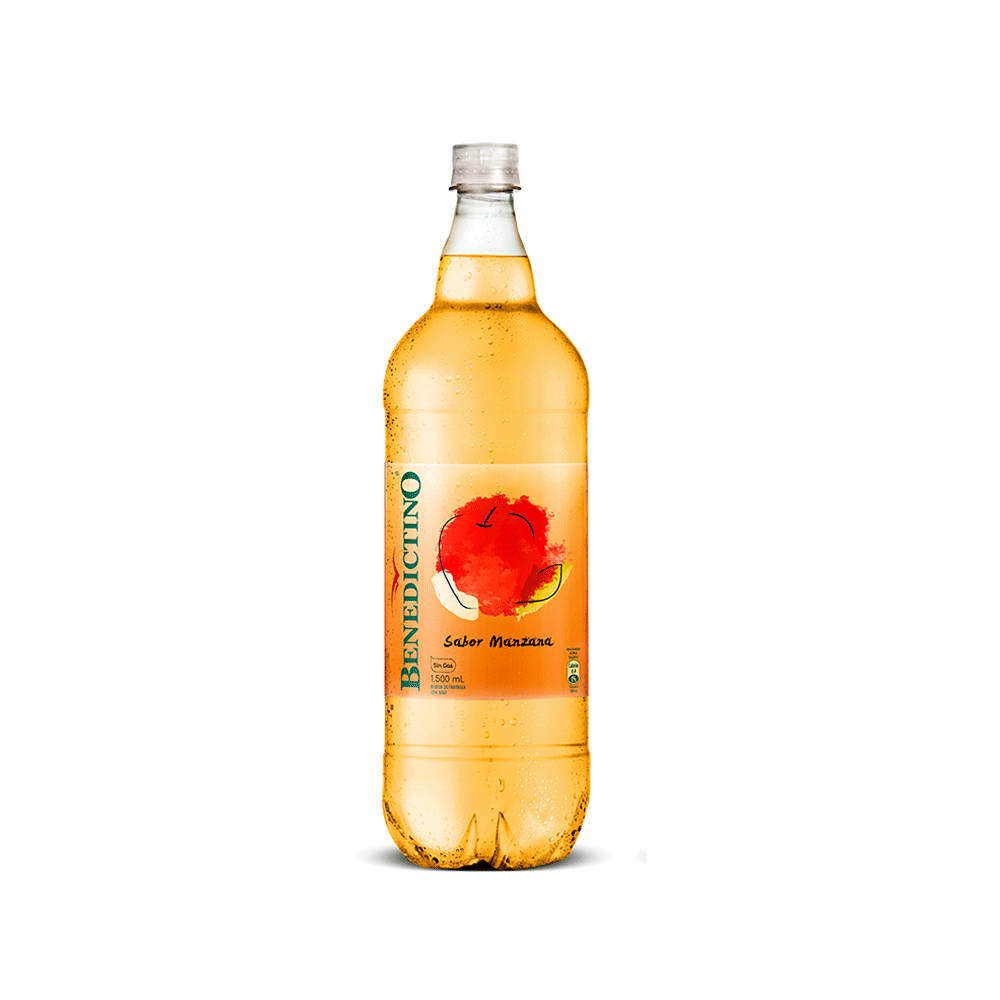 Agua Benedictino Manzana Botella  2 L