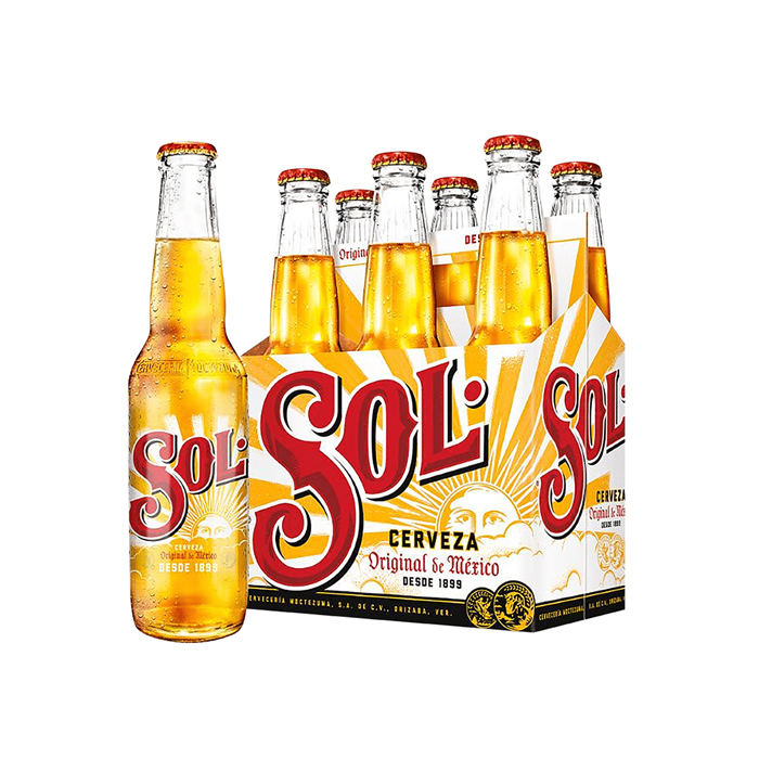 Cerveza Sol Botella Pack 6 X 330 cc