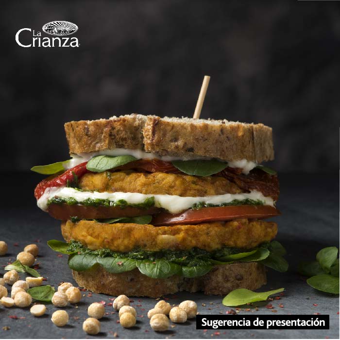 Hamburguesa La Crianza Garbanzos 100 gr