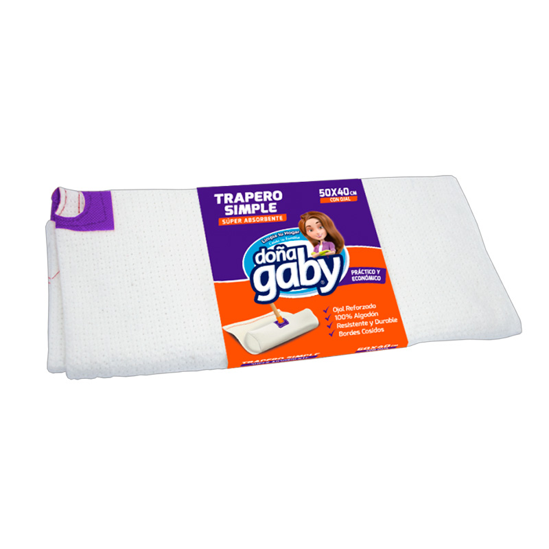 Trapero Microfibra 50x40 cm Doña Gaby Simple Unidad 