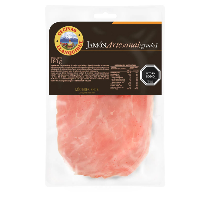 Jamon Artes Llanqu G1 Darfresh 180 Grs