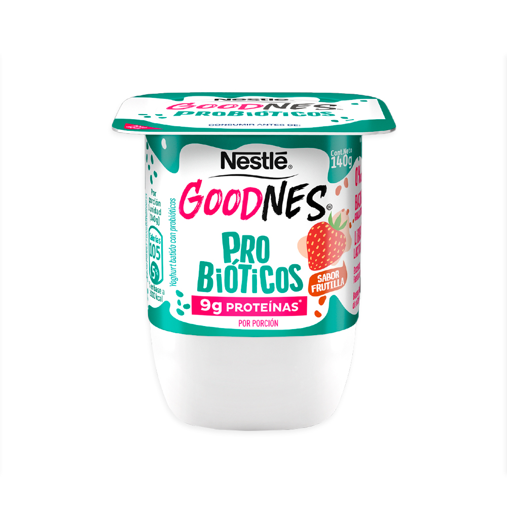 Yoghurt Goodnes Defensas Frutilla 140 grs