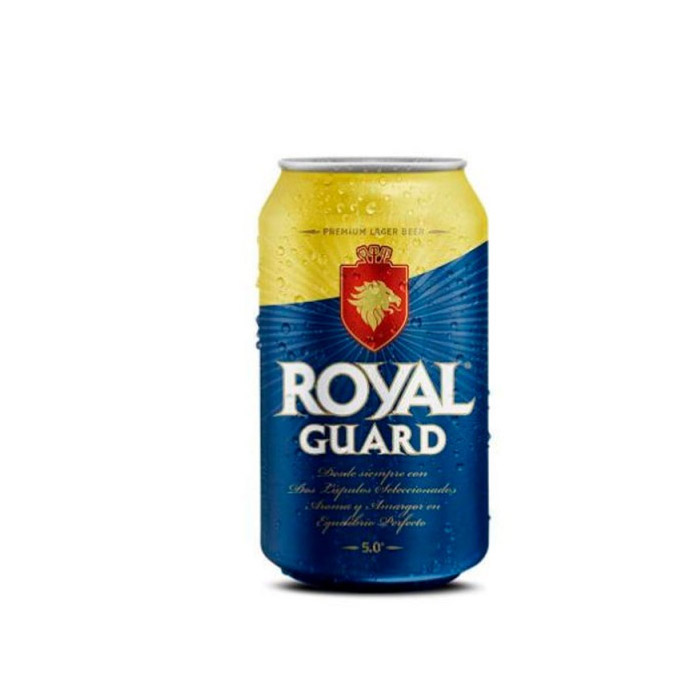 Cerveza Royal Guard lata 350 cc