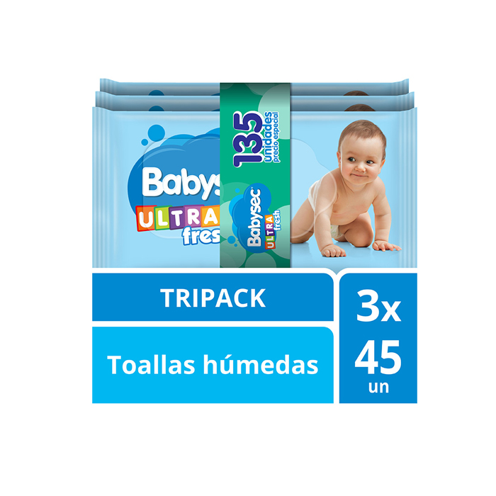 Toalla Húmeda Babysec Ultra 135 und