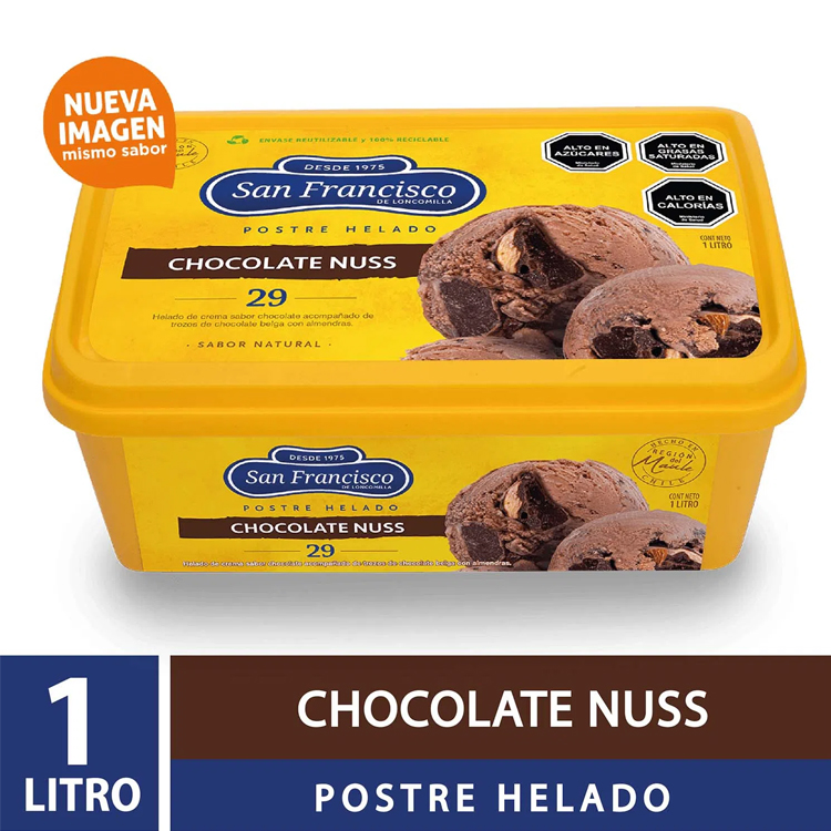 Helado San Francisco Chocolate Nuss Prem 1L