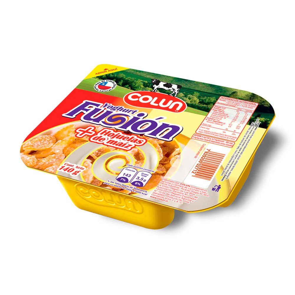 Yogurt Fusión Hojuela Azúcarad 140 Gr