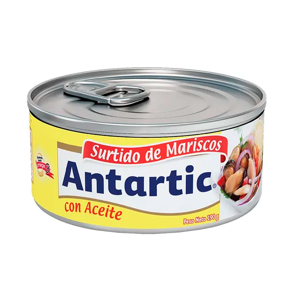 Surtido Antartic Mariscos Aceite 190 gr (100 Gr Drenado)