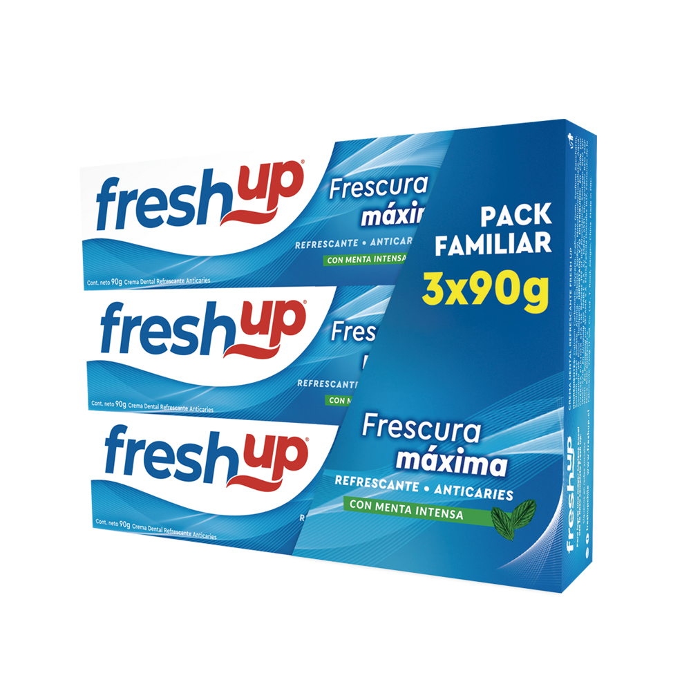 Pasta Dental Fresh Up Regular Pack 3 x 90 Grs 