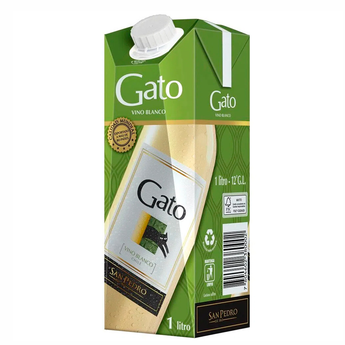 Vino Gato Blanco Tetra 1 L
