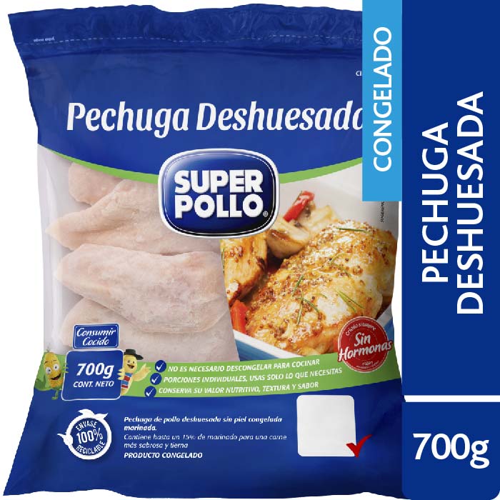 Pechuga Deshuesada Pollo 700 Gr