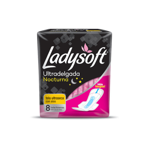 Ladysoft Nocturna Ultra Delgada 8 Und