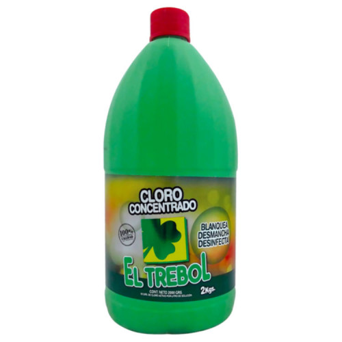 El Trebol Cloro Concentrado X 2  Lts  5%