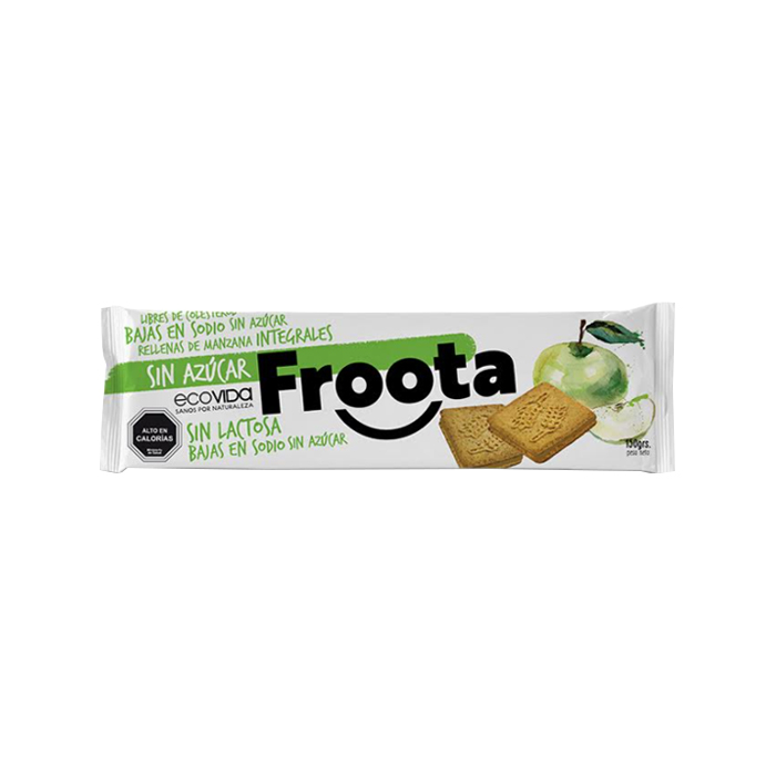 Galleta Ecovida Emparedado Manzana 150 Grs