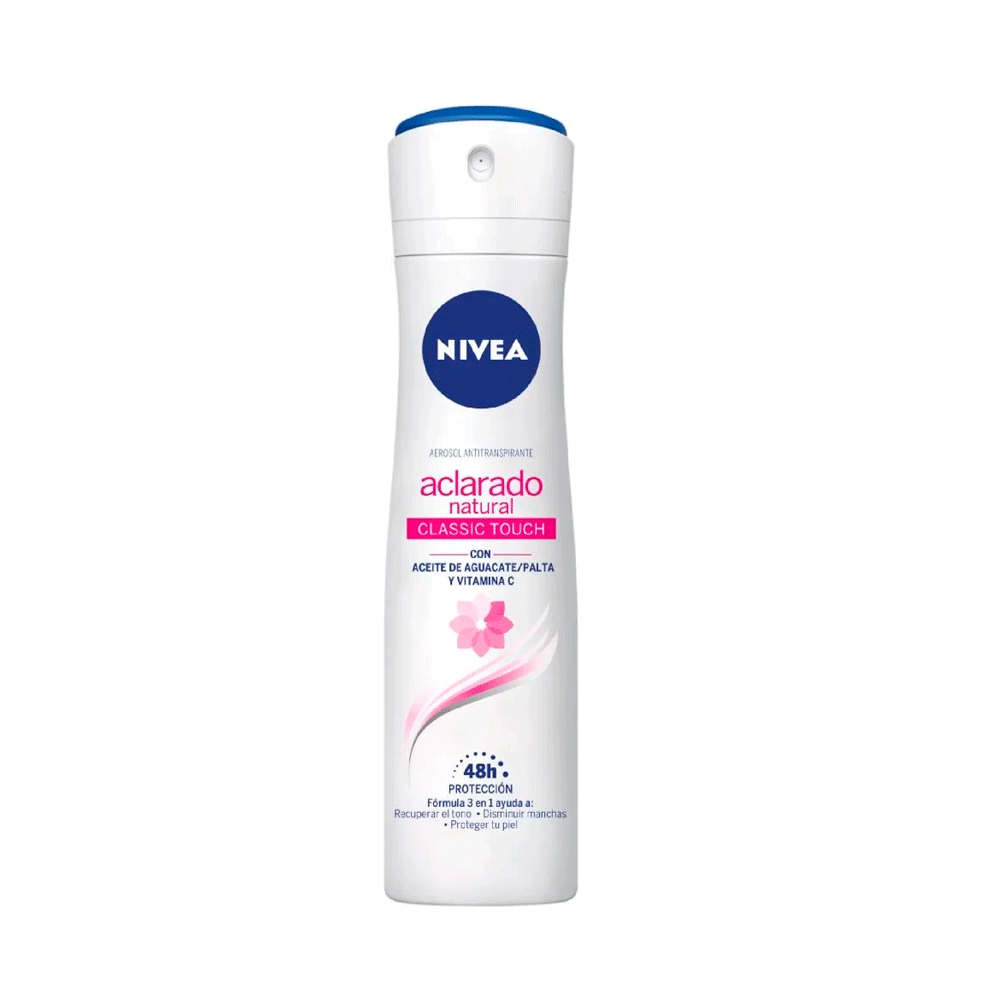Desodorante Nivea Spray Aclarado Natural 150 Grs