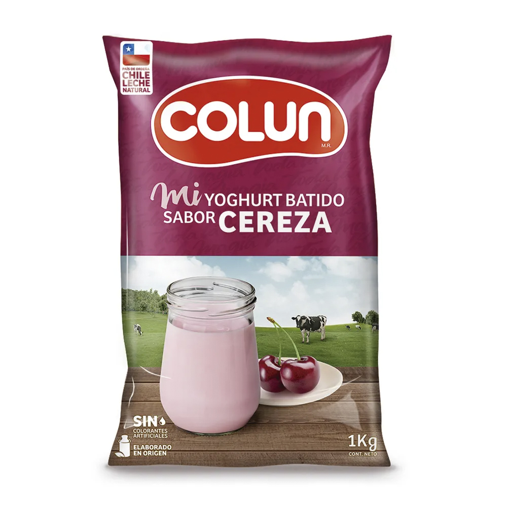  Yoghurt Colun Cereza Bolsa Kilo